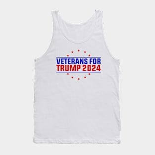 Veterans For Trump 2024 Tank Top